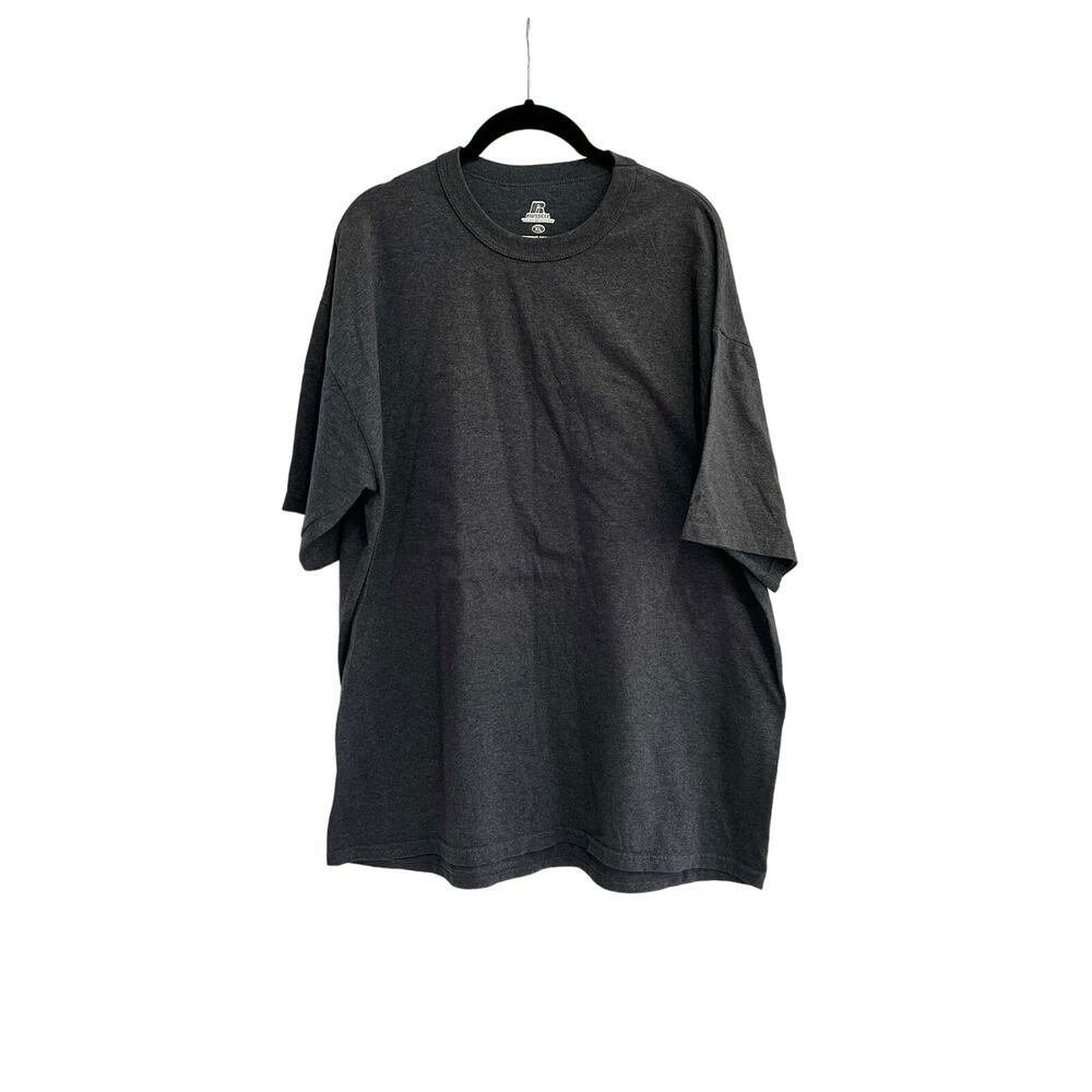 Men's Russell T-Shirt, Charcoal Gray, XL